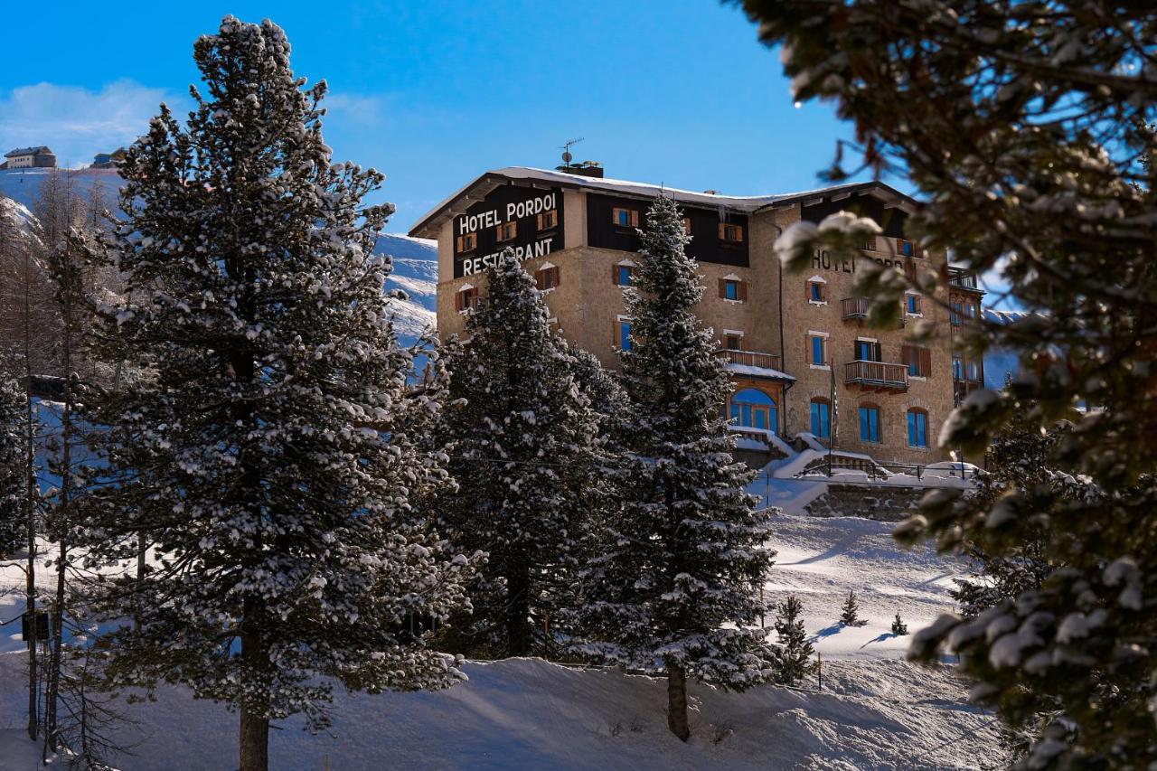 Hotel Pordoi Passo Pordoi Vegetarian Hotel Канацеї Екстер'єр фото